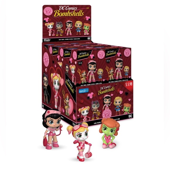 New 5 Funko Mystery Mini: DC Comics Bombshells Valentine - Picture 6 of 8